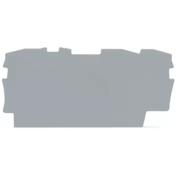 Placă de capăt și intermediară WAGO 2002-1391, gri, grosime 0,8 mm