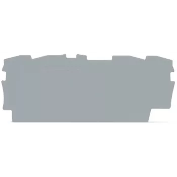 Placă de capăt și intermediară WAGO 2002-1491, gri, grosime 0,8 mm