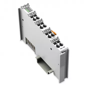 WAGO 750-515 4-Channel Relay Output Module, AC 250 V, 2.0 A