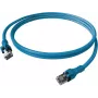 Cablu patch EasyLan saCon DualBoot Cat.6A S/FTP albastru 7,5m