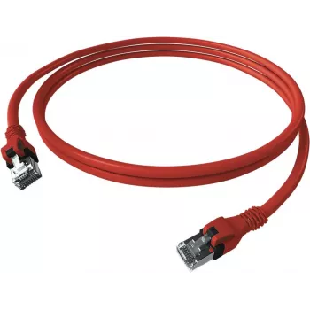 Cablu patch EASYLAN saCon DualBoot S/FTP roșu 10m Cat.6A