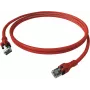 Cablu patch EasyLan CPP1ORARAR0020 DualBoot Push Cat.6A ecranat roșu 2,0m