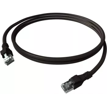 Cablu patch EASYLAN saCon DualBoot S/FTP Cat.6A negru 10m