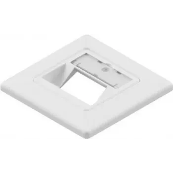 EasyLan CKVDUSL2R ramă suport pentru modul Keystone - 2 porturi - alb - montaj îngropat