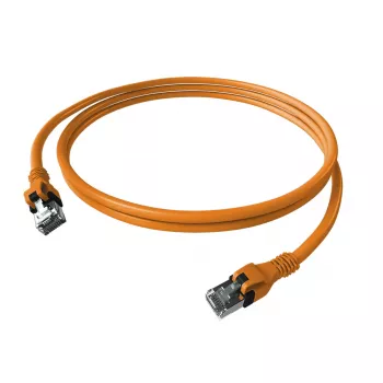 Cablu patch EasyLan saCon DualBoot S/FTP portocaliu 5,00 m Cat.6A