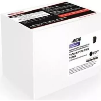 Cartuș de toner negru Edding EDD-6036 compatibil cu Lexmark 70C2HK0