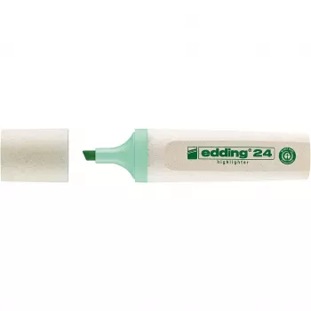 Marker evidențiator EDDING 24 EcoLine verde pastel