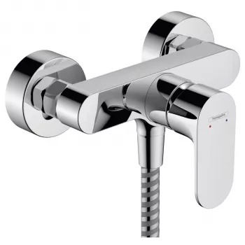 Hansgrohe Rebris S Single Lever Shower Mixer for Exposed Installation, Chrome