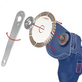 Disc de tăiere BOSCH pentru oțel inoxidabil și metal, Ø 125 mm, 100 bucăți în găleată (alezaj 22,23 mm, A 60 T BF)