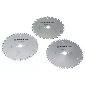 Lamă circulară pentru lemn BOSCH POWERTOOLS PRO 160 mm (pachet promo 3 bucăți)