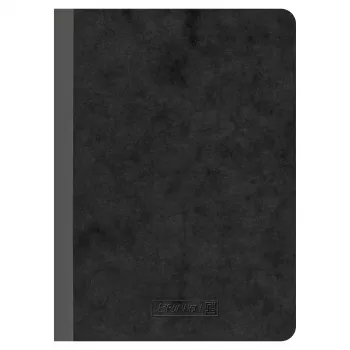 BRUNNEN FACT!plus Notebook A6 Squared 96 Sheets Black 104367290