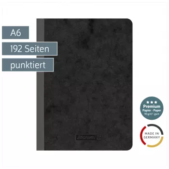 Caiet BRUNNEN FACT!plus DIN A6 cu grilă de puncte