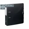 Mapă cu pârghie BRUNNEN WAVE neagră onyx plastic 7,0 cm DIN A4