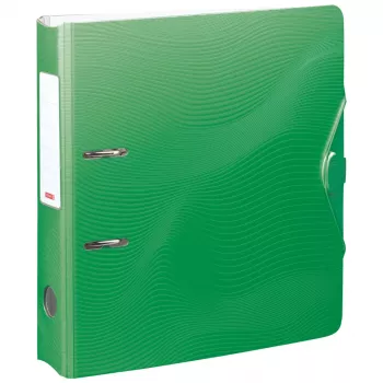 BRUNNEN WAVE Lever Arch File Green Plastic 7.0 cm DIN A4