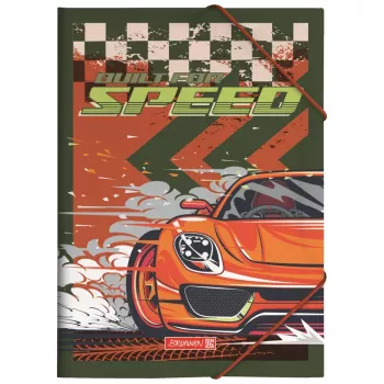 BRUNNEN Fast Wheels Document Folder A4 Red/Green