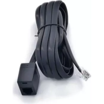 Cablu prelungitor ARTDEV RJ12 3m negru - prelungire telefon