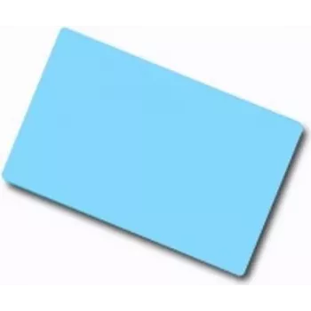 Card PVC alb ARTDEV - 86 x 54mm 30mil 0,76mm albastru deschis