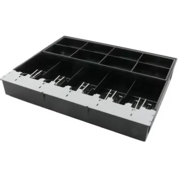 Insert pentru sertar de bani ARTDEV pentru sertarul AC-4280 – 8 compartimente monede, 5 compartimente bancnote, negru