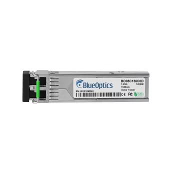 BlueOptics SFP-1G-ZX-120KM-SG-BO Modul transceiver SFP, 1,25 Gbit/s, 120 km, 1550 nm, LC Duplex, fibră optică monomod, compatibil Synology