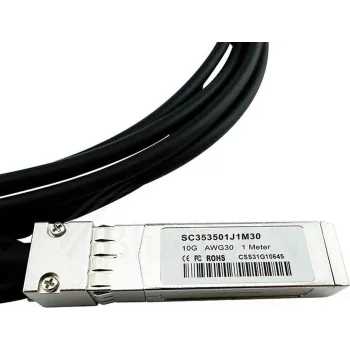 Cablu Direct Attach pasiv SFP+ 10GBASE-CR compatibil Maipu SFP-STACK-10 BlueLAN, 1 m, AWG30