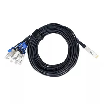 BlueLAN CAB-D-8S-200G-2.5-BL compatibil Arista DAC 200GBASE-CR8 QSFP-DD la 8xSFP28 cablu twinaxial pasiv 2,5 m