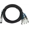 BlueOptics Fortinet FN-CABLE-QSFP28-4SFP28-1 BlueLAN SC282701L1M26 Cablu breakout Direct Attach pasiv 100GBASE-CR4 QSFP28 la 4x25GBASE-CR SFP28, 1 metru