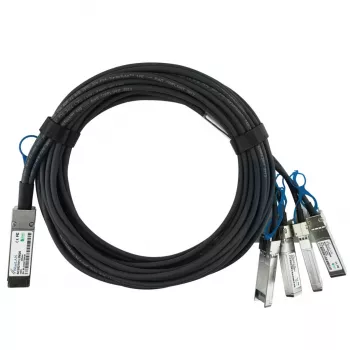 BlueOptics D-Link DEM-CB100Q28-4S28 BlueLAN Cablu breakout Direct Attach pasiv 100GBASE-CR4 QSFP28 la 4x25GBASE-CR SFP28, 1 metru