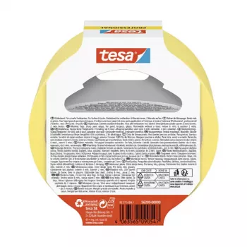 Bandă de mascare pentru vopsit Tesa Professional galbenă 50 m x 30 mm, 1 rolă