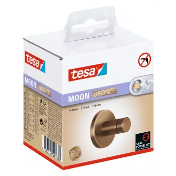 Cârlig de prosop TESA MOON BRONZE adeziv metal 6 kg