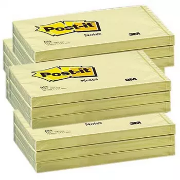 Note adezive 3M Post-It Super Sticky 655-CY, dreptunghiulare, galben canar, 127 mm x 76 mm, 90 foi, certificat PEFC