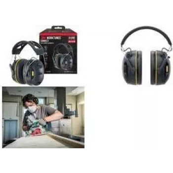 Protecție auditivă 3M WorkTunes Connect 90563E cu Bluetooth, negru/galben