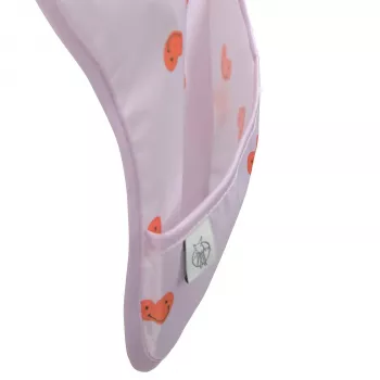 Set de bavete impermeabile Lassig 6m+ Happy Rascals Heart Lavender