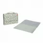 Geantă de schimbat scutece Lassig Green Label XL, Leo, 1,9 l, 26 x 4,5 x 19 cm, cu saltea de schimbat hidrofobă, poliester reciclat, Light Khaki