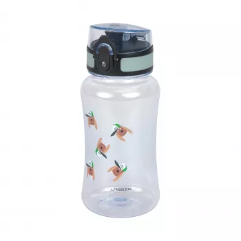Sticlă de băut Lassig Tritan 420 ml Tiny Team Dog Mint/Blue