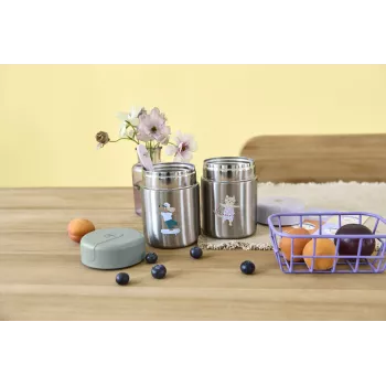 Borcan termic pentru mâncare Lassig - termos de prânz 315 ml Tiny Team Kitten