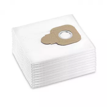 Sac de aspirator Kärcher 2.885-908.0, 10 buc. - saci filtrant din material textil originali pentru WD 4, WD 5, WD 6, MV 4, MV 5, MV 6