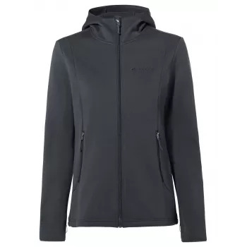Hanorac fleece Vaude Idris Fleece Hoody pentru femei - Phantom Black, mărimea S