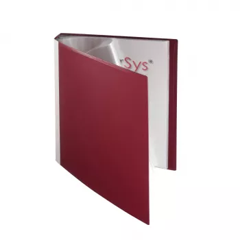 FolderSys Display Book A4 Bordeaux with 30 Pockets