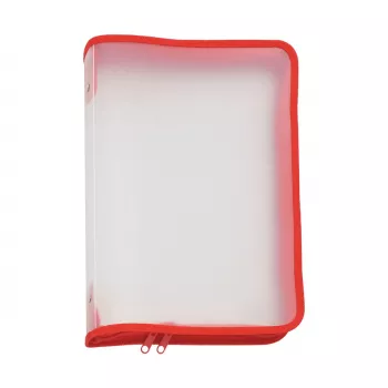 FolderSys Zipper Portfolio A4, Red (40452-80)