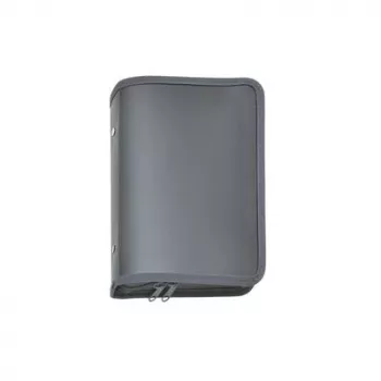 FolderSys Zipper Portfolio A5, Anthracite Translucent (40454-34)