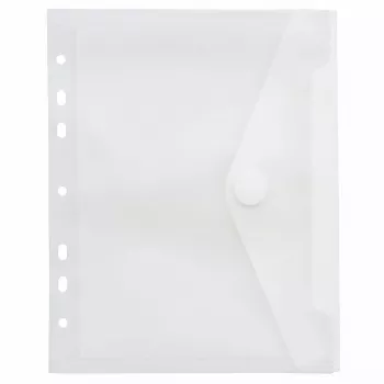 FolderSys 10 Document Pockets Transparent Grained A5