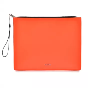 FolderSys PHAT BAG Silicone Zipper Pouch A5, Red (40484-80)