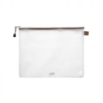 FolderSys A4 Zipper Bag Transparent PVC 0.18 mm