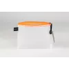 FolderSys Zipper Bag Transparent/Orange 0.28 mm A6 1 Piece