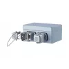 METZ CONNECT E-DAT Industry IP67 V5 2-Port Surface-Mount Network Outlet, Aluminium, Grey (1401060320ME)