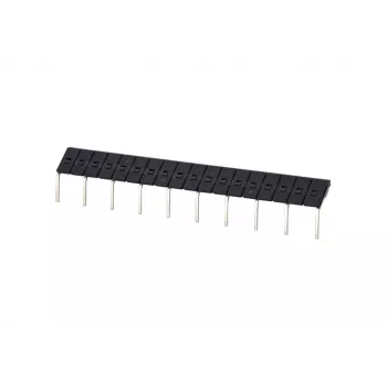 Bloc de borne de separare METZ CONNECT 850349-02 - 1 pol, conexiune cu șurub, șină DIN, negru, IP20