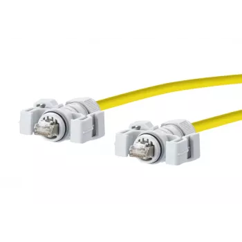 METZ CONNECT E-DAT Industry Cablu patch V6 IP67 Cat6 SF/UTP 15m galben