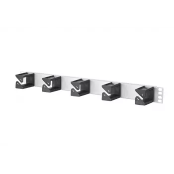 METZ CONNECT BTR Cable Manager 1RU - Cable Management Panel - Anodised Aluminium - 1U - 19 inch
