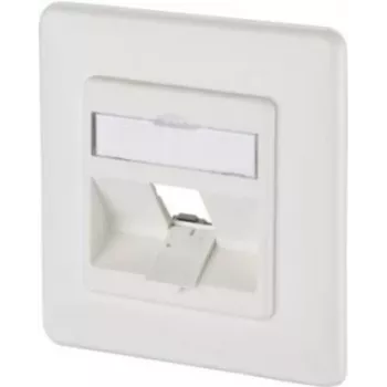 Priză de perete METZ CONNECT Keystone 1 port încastrată alb pur (RAL 9010) 130B20D11002KE