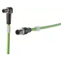 Cablu patch METZ CONNECT 142M1D19010 Cat5e M12 1m verde